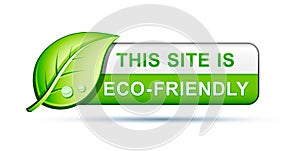 Eco friendly website icon