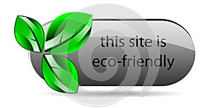 Eco friendly website icon