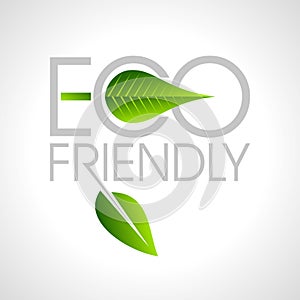 Eco friendly website icon,