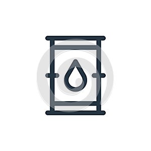 eco fuel icon vector from sustainable energy concept. Thin line illustration of eco fuel editable stroke. eco fuel linear sign for