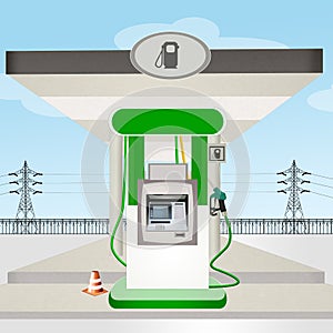 Eco gas station