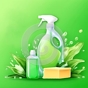 Eco green cleaning service banner