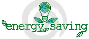 Eco green electric plug with leaves icon vector save energy with electric plug ecology concept for graphic design, logo, website