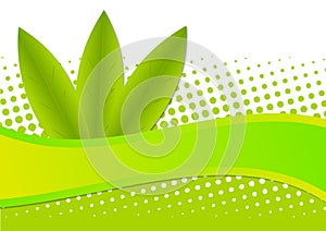 Eco Green Enviornmental Pattern Background