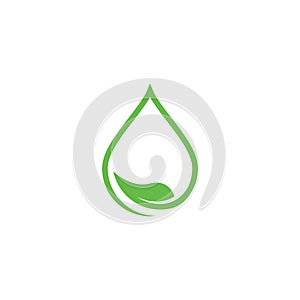 eco green environment logo vector icon illustration