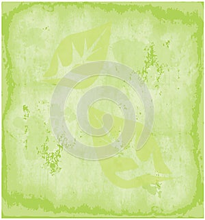 Eco Green Grunge paper texture old background