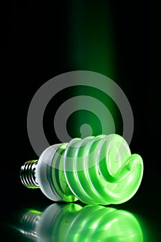 Eco green light bulb
