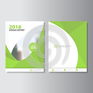 Eco Green Vector annual report Leaflet Brochure Flyer template design, book cover layout design, Abstract red templates set