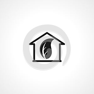eco house icon. eco house vector icon. eco house isolated icon