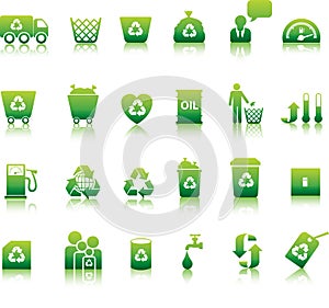 Eco icon set