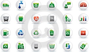 Eco icon set