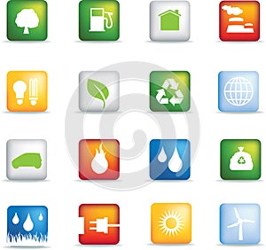 Eco icons square