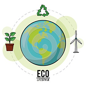 Eco lifestyle earth world recycle energy nature image