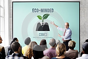 Eco-Minded Energy Environmental Sustainable Concept