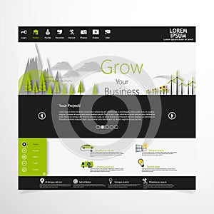 Eco Modern Website Template