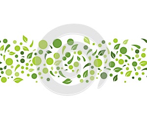 Eco nature Leaf Background Vector Illustration