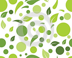 Eco nature Leaf Background Vector Illustration