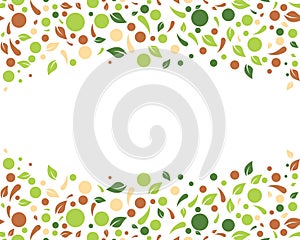 Eco nature Leaf Background Vector Illustration
