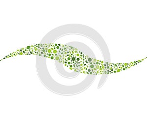 Eco nature Leaf Background Vector Illustration