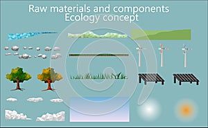 Raq materials and components.