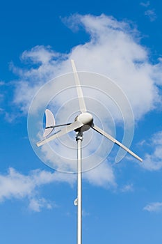 Eco power, wind turbine generating electricity