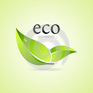 Eco pro nature symbol