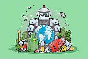 Eco-Robots Pioneering Sustainable Waste Management Solutions