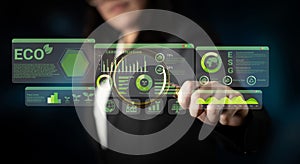 Eco sustainability and carbon emission dashboard Parse