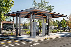 Eco technologies, public charging of electric vehicles, street charging stations