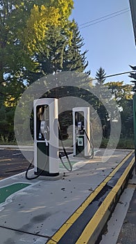 Eco technologies, public charging of electric vehicles, street charging stations