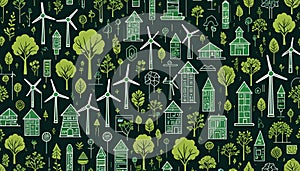 Sustainable Future: Eco-Friendly Urban Design photo