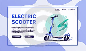 Eco transport flat vector color illustrations