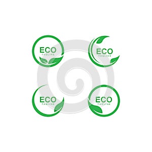 Eco Tree Leaf Logo Template