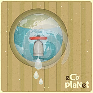 Eco water planet concept