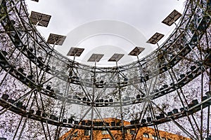 Ecobulevar vertical garden in Vallecas district in Madrid photo