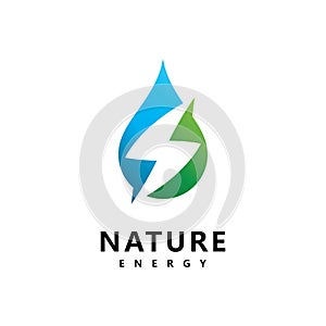 Ecol  energy  logo vector template