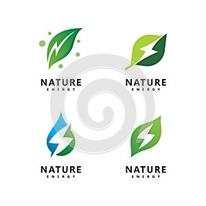 Ecol  energy  logo vector template