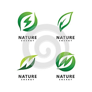 Ecol  energy  logo vector template