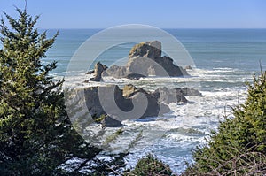 Ecola state park Oregon coast lookout