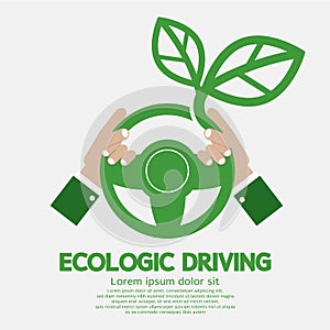 Ecologic Driving Concept. photo
