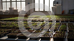 Ecologic laboratory, seedlings