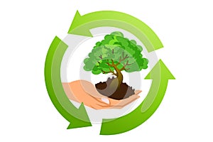 Ecological concept symbol