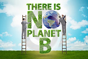 Ecological concept - there is no planet b