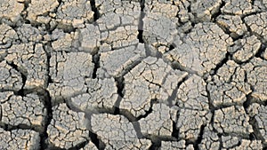 Ecological disaster, drawing of dry land