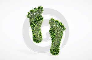 Ecological footprint symbol