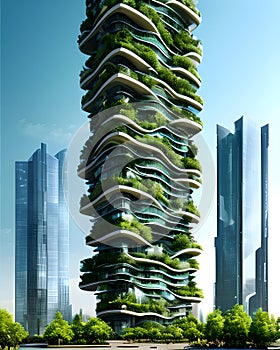 Ecological and futuristic city