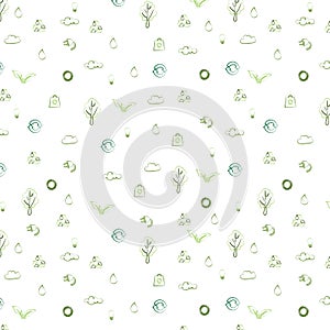 Ecological icons background