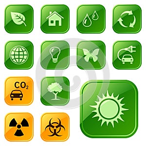 Ecological icons / buttons