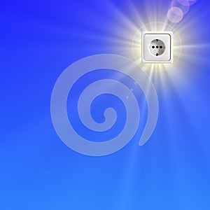 Ecological power outlet