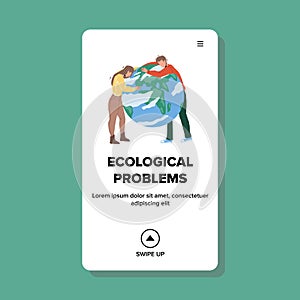 Ecological Problem And World Global Crisis Vector